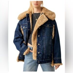 We the Free denim jacket NWOT